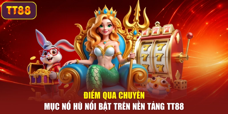 Điểm qua chuyên mục nổ hũ nổi bật trên nền tảng TT88